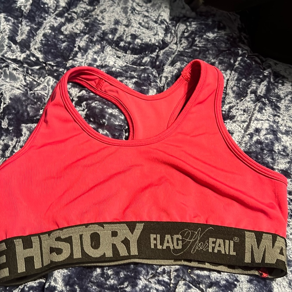 Flag Nor Fail Pink “Make History” Sports Bra
